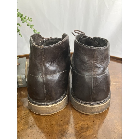 UGG Mens Leighton Chukka Ankle Boots Size 10 Brown Leather & Genuine Sheepskin main image 7